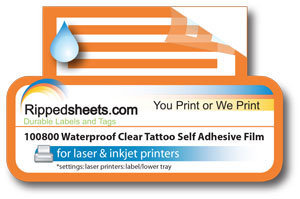 Clear Tattoo Self Adhesive