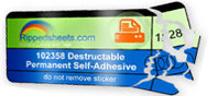 Destructible Labels